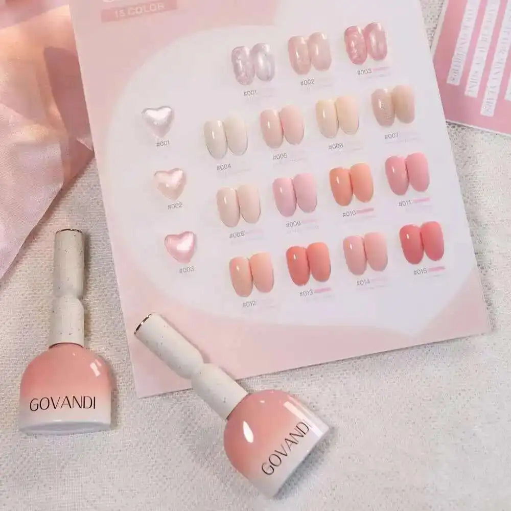 High Quality Korean Gel Polish Set Autumn  Winter Color Gel Kit Nail Salon Wholesale Marnicure Soak Off UV LED Nail Varnish Set