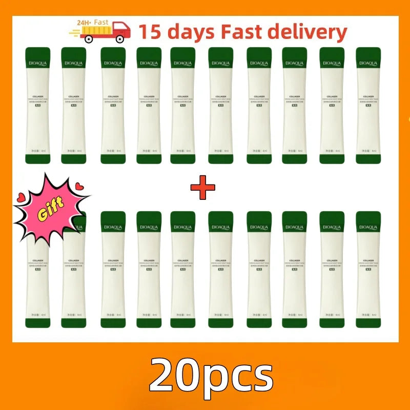 30pcs Centella Collagen Sleeping Facial Masks skincare Anti Wrinkle Anti-aging Moisturizing Face Mask Korean Skin Care Products