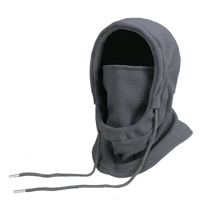 Warm Fleece Balaclava for Men Women Winter Face Mask Neck Warmer Hooded Cap Windproof Thermal Head Cover Beanies Bandana