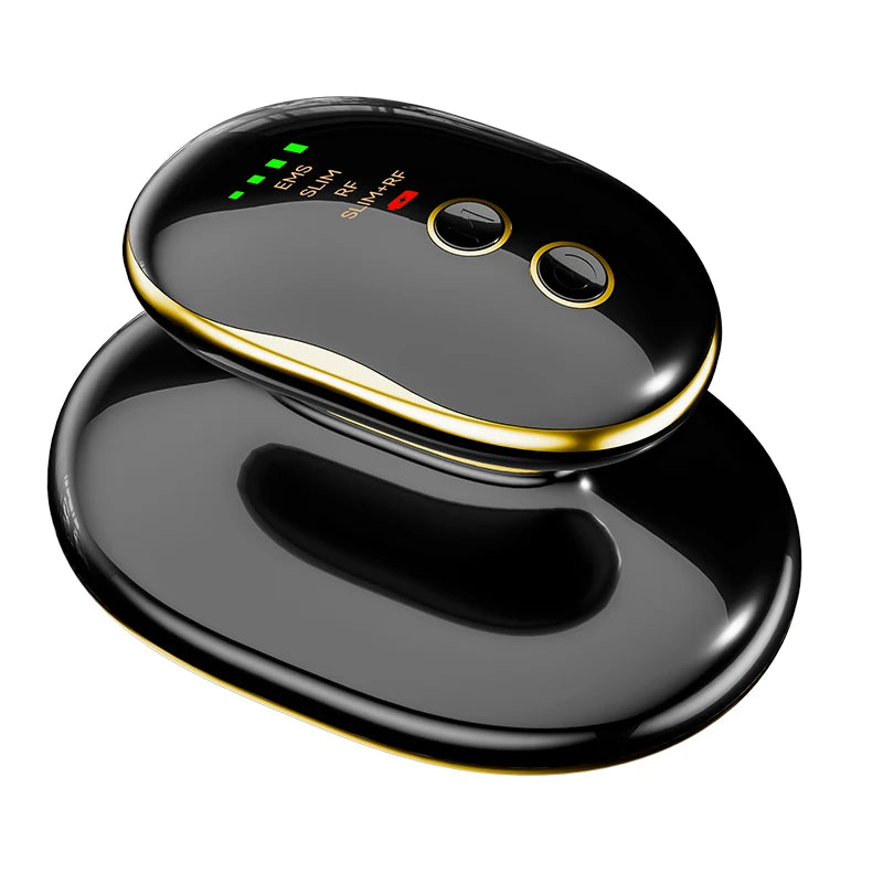 Fat-burning slimming device, radio frequency slimming machine, LED light cellulite reduction massager, black