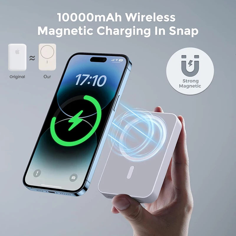 Original Magnetic Powerbank External Spare Battery Portable Wireless Charger Fast Charging For Apple iPhone Magsafes Power Bank