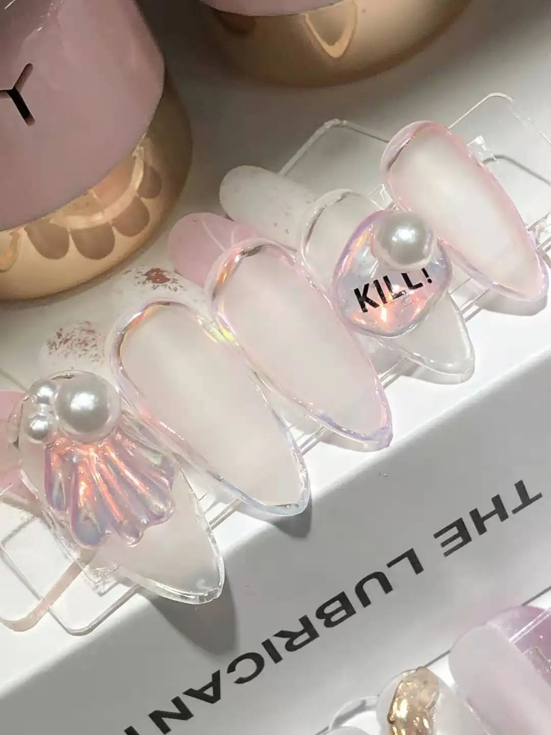 5ml Soft Nail Tips Gel For Press On False Nails Solid Sticker Adhesive Nail Gel UV Bond Rhinestone Fake Tips Extension Nail Glue