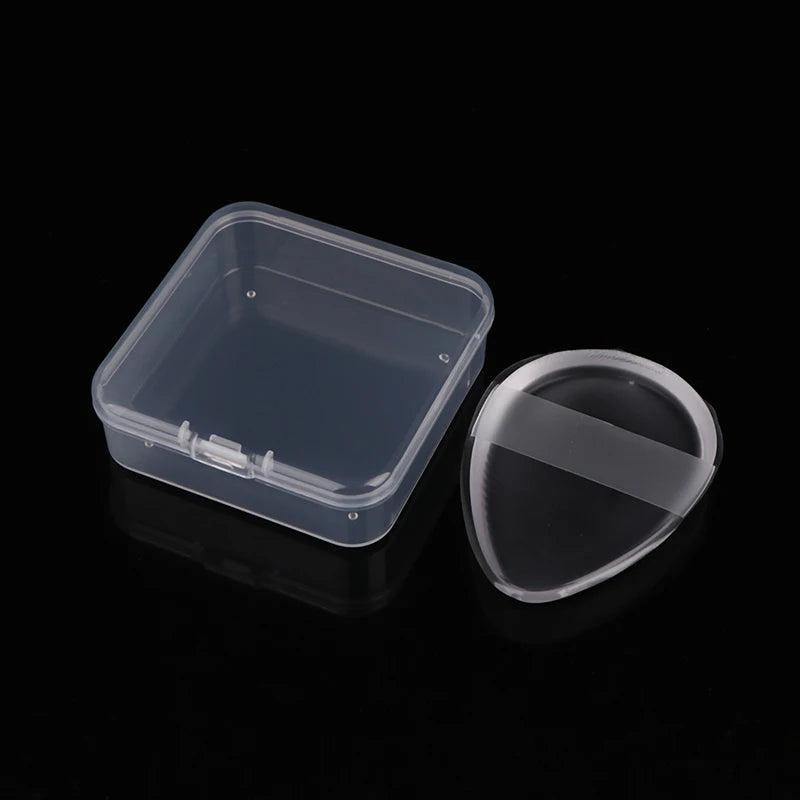1Pcs Transparent Silicone Gel Powder Puff Sponge Face Conceale Cosmetics Puff Accessories For Foundation BB Cream No Powder