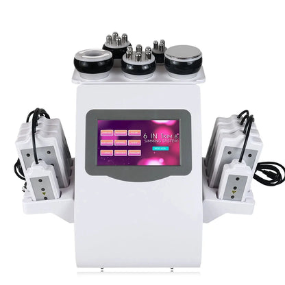 2025 NEW 6 In 1 Kim 8 Adjustable 40K ipo Laser Vacuum Cavitation Machine Ultrasonic Radio Frequency Facial Body Shaping 2025