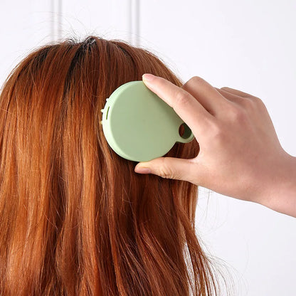 Wet and Dry Scalp Massage Brush Head Cleaning Adult Soft Household Bath Massage Comb Silicone Shampoo Brush Head Massager
