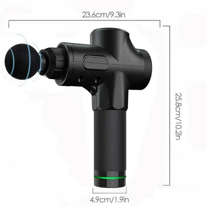 Deep Tissue Massage Gun Portable Facial Muscle Massager Massage Pistool For Back Neck Body Muscle Fitness Tool