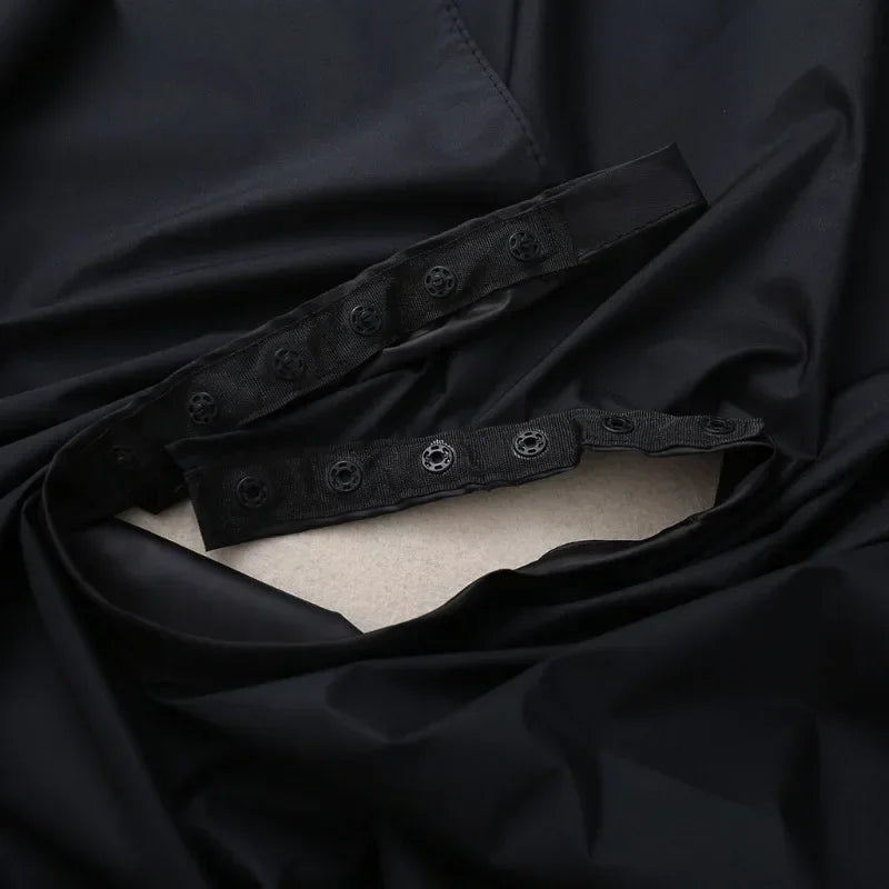 1PC Waterproof barber haircut cover Buckle cutting hair wrap  Styling hair salon apron hat Oil baked hair perm wrap