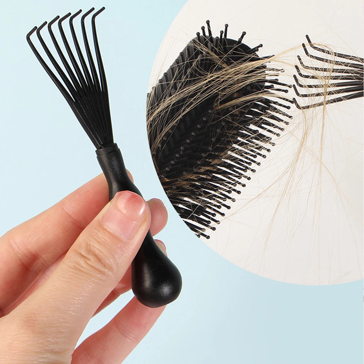 Salon Styling Curly Hair Styling Brush Curl Hair Brush for Combing and Shaping Men's and Women's Curls Reduce Pulling Tools