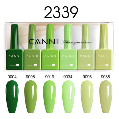 CANNI Nail Gel Polish Set HEMA TPO FREE Jelly Nude Color Rubber Base UV Construction Gel Semi Permanent Soak off UV LED Gel Nail