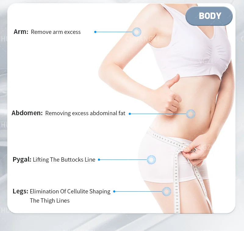 2 in 1 RF ULTRA 360 Body Contouring Cellulite Reduction Face Skin Rejuvenation Tightening Beauty Machine .