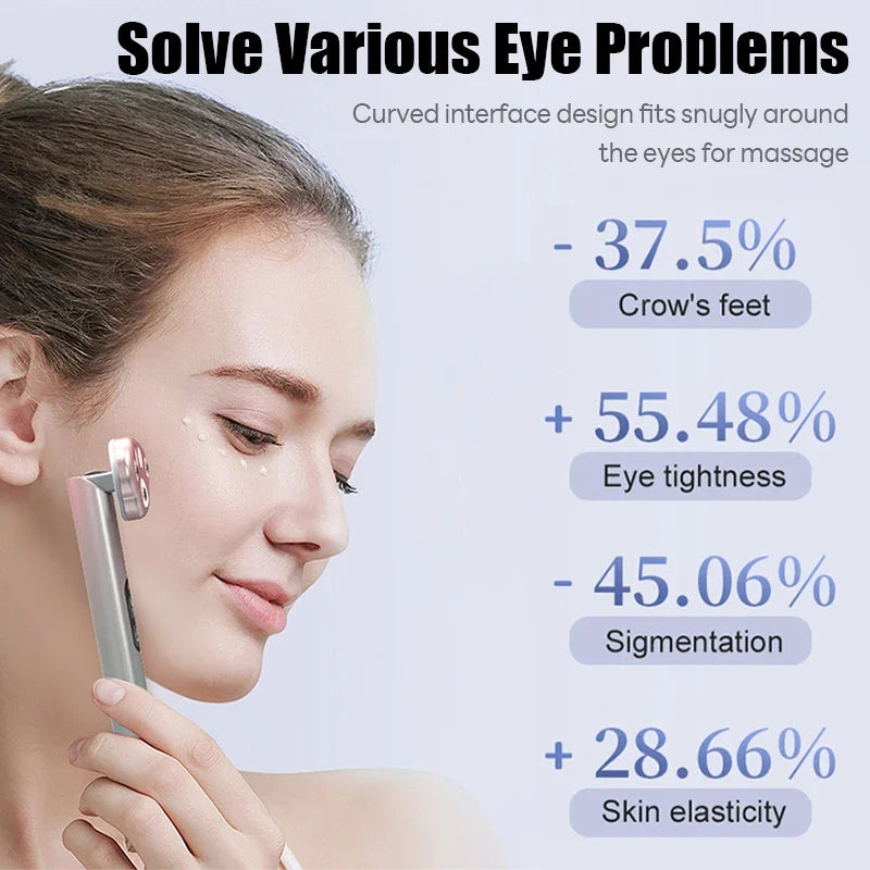 Microcurrent Face Lifting Device ems 7 Colors LED Light Facial Wand Eye Neck Massager Skin Tightening Anti Wrinkle Beauty Care