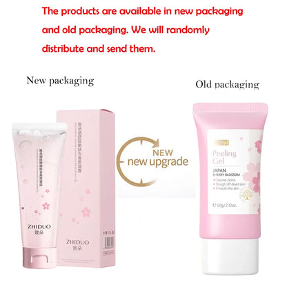 Face Deep Cleaning Exfoliating Gel Skin Care Whitening Moisturizer Repair Facial Scrub Skin Care 60g