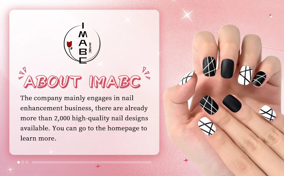 Metallic Square Colorful Short Length Dating Press On Nails Women Or Girl