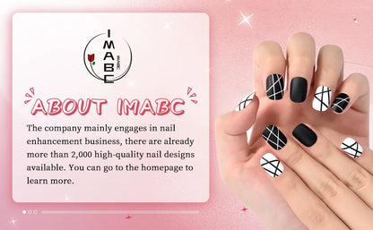 Metallic Square Colorful Short Length Dating Press On Nails Women Or Girl