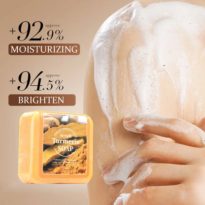 Turmeric Essential Oil Cleansing Soap Containing Citric Acid Vc Can Deeply Cleanse And Brighten The Skin It Is A Disposable Soap