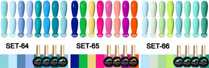 Rainbow Ghini 15ML 8Pcs/Set Nude Glitter Gel Nail Polish HEMA TPO FREE Colorful Nail UV LED Hybrid Gel Varnish All For Manicure