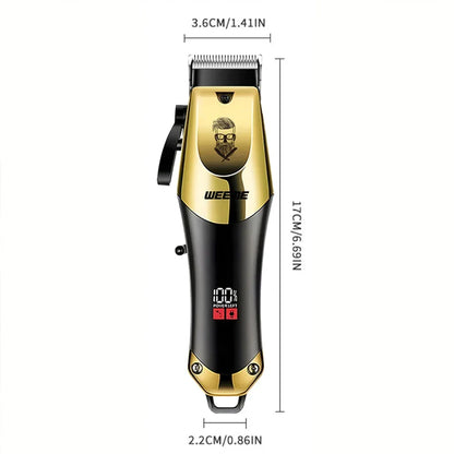 T9 Men's Electric Hair Clipper Beard Trimmer - Rechargeable Hair Cutting Machine with Nose Hair Trimmer Kit