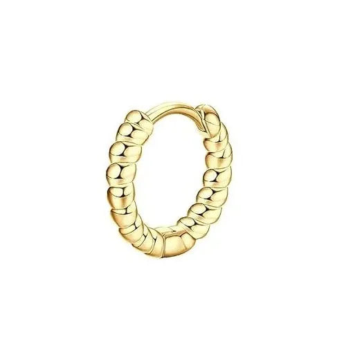 Bobisty 1PC Flat Back Earrings for Women Hypoallergenic Surgical Steel Earrings for Sensitive Ears 20G Cartilage Small Stud Hoop