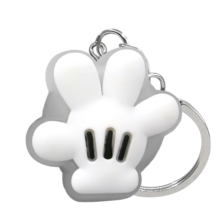 1PCS LED Keychains New Arrival Cute Unicorn Joystick Pig Flower Cat Cow Luminous Keyring Accessories for Car Women Men Key Gifts