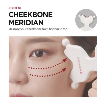 MEDITHERAPY SOKSAL Ergonomic Versatile Handheld Gua Sha Board for Face & Body, Gua Sha Massage Tool Relaxation & Beauty Massager