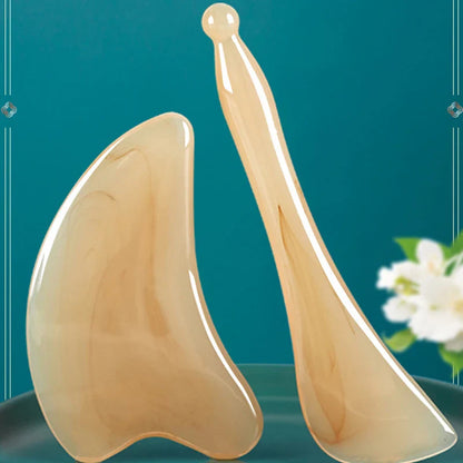 Skin Scraping Resin Gua Sha Massage Board Guasha Tools Plate Face Lifting SPA Massager Scrapers Tools Neck Back Body Legs