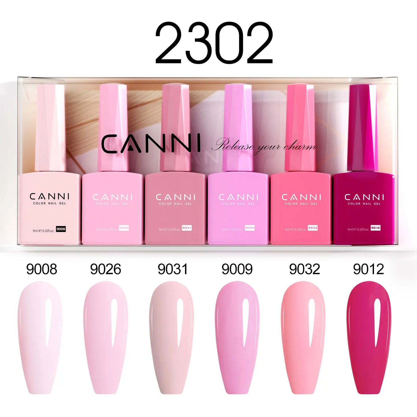CANNI Nail Gel Polish Set HEMA TPO FREE Jelly Nude Color Rubber Base UV Construction Gel Semi Permanent Soak off UV LED Gel Nail