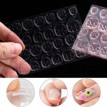 Double Sided Nail Glue Stickers Jelly Gel Glue False Nail Nails Bck Glue Sticker Nails Accessories And Tools Reusable