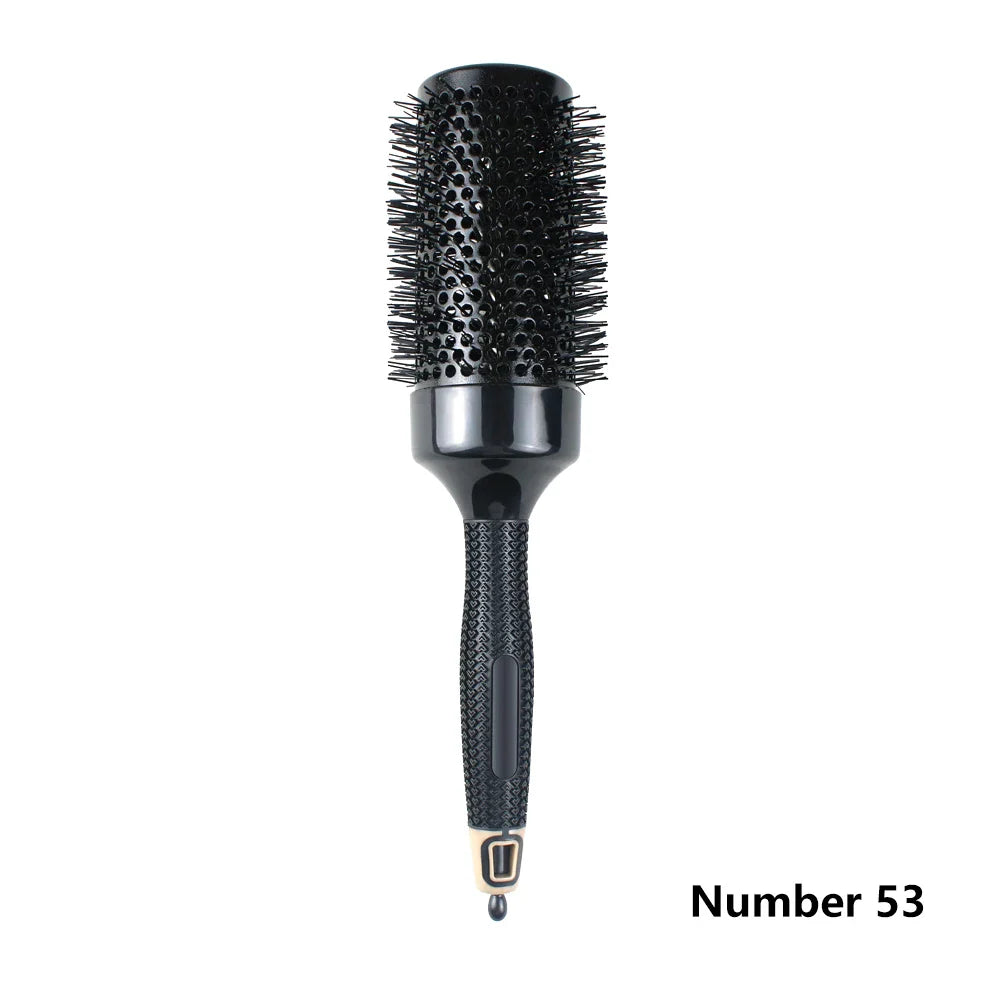 Wholesale High Quality Custom Logo Soft nylon Brush for Salon and home Roll Round Brush Set for Beauty Salon Blower