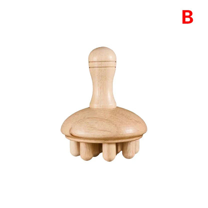●★☆ 1Pc Wooden Mushroom Massager Wood Therapy Massage Tool For Relief Muscle Full Body Massage Relax