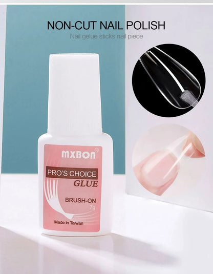 No Wipe Strong Nail Glue Rhinestone Nail Gel Adhesive For DIY Nail Art Gems Jewelry False Nails Extension Glue Stick The Drill