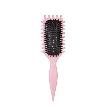 Salon Styling Curly Hair Styling Brush Curl Hair Brush for Combing and Shaping Men's and Women's Curls Reduce Pulling Tools