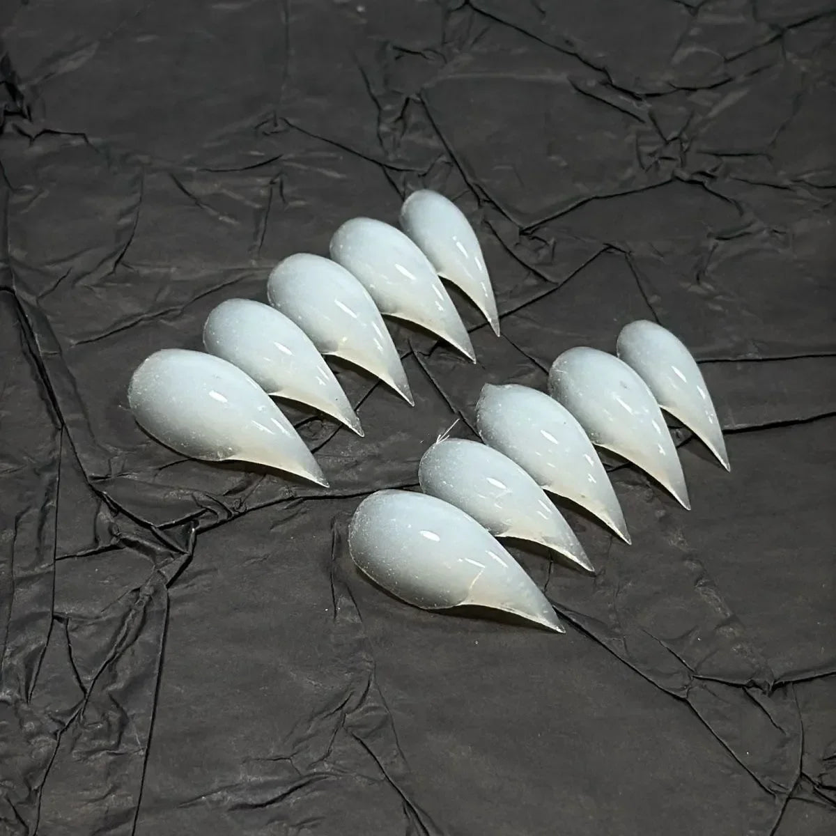 Handmade 10PCS Dragon Shape Claw Press On Nails Thick Reusable Long False Nails Short Acrylic Fake Nail With Glue Nail Supplies