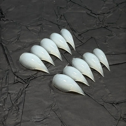Handmade 10PCS Dragon Shape Claw Press On Nails Thick Reusable Long False Nails Short Acrylic Fake Nail With Glue Nail Supplies