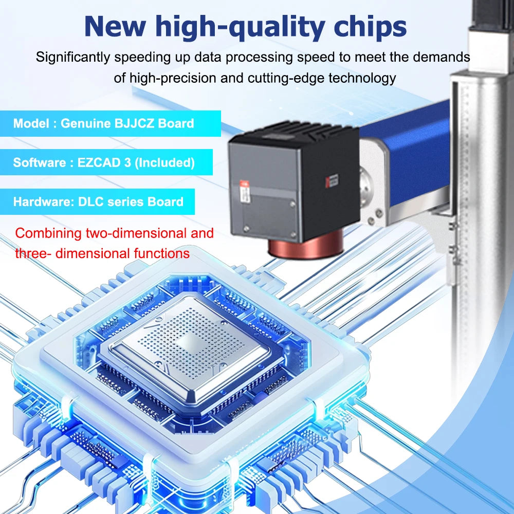 2.5D 300W JPT Mopa Fiber Laser Marking Cutting Machine 3D Relief Deep Engraving for All Metal 200W Fiber Laser Deep Engraver