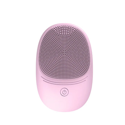 Soft silicone electric facial cleanser, cleansing brush, sonic vibration cleansing brush, deep cleaning