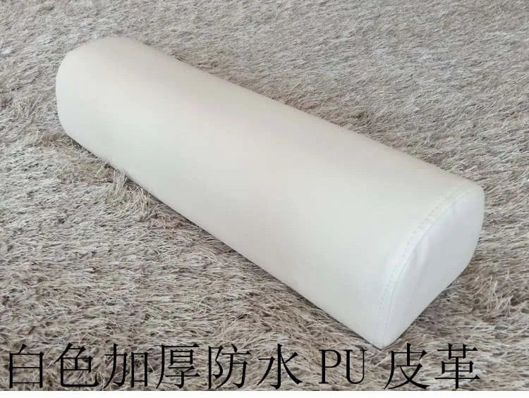 Half Moon Bolster Semi-Roll Pillow Ankle Knee Support Leg Elevation Back Lumbar Neck Pain Relief Density Foam Massage Bed Table