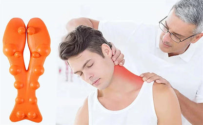 Neck and Shoulder Relaxer with Upper Back Massage Point, Cervical Traction Device Neck Stretcher for TMJ Pain Relief and Spine
