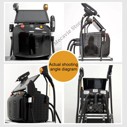 4-in-1 Professional Hair Removal Laser Machine 4000W Painless 4 Waves 755nm/808nm/940nm/1064nm for Home & Commercial Use