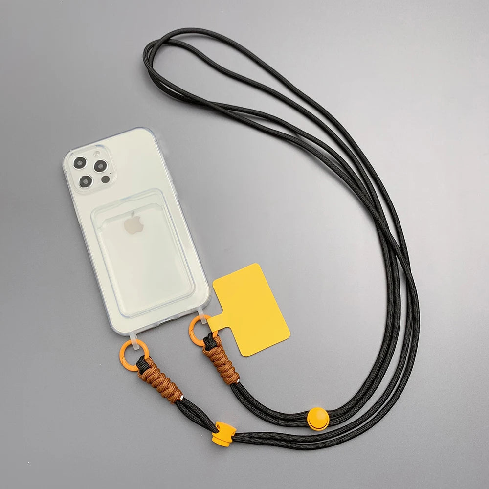 Crossbody Necklace Cord Lanyard Transparent Case For iPhone 11 12 13 14 15 Pro Max 6 7 8 Plus X XR XS Max Strap Hang Rope Cover