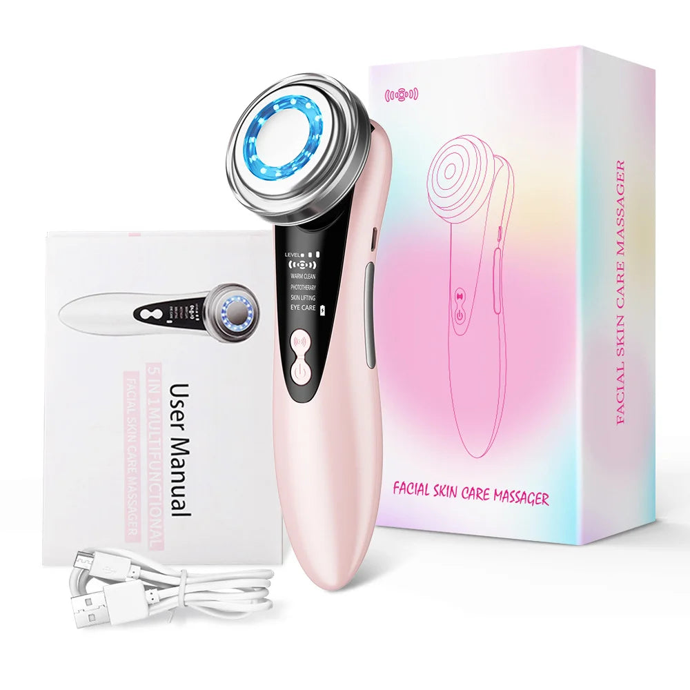 Multifunctional Facial Skin Care Beauty Massager Electric Facial Massage Clean Face Skin Rejuvenation Lifting Tighten Massager