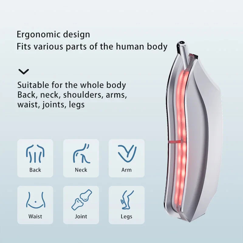 Back Scraping Neck Massager Electric Fascia Knife Vibration Body Massager Deep Tissue Massage, Muscle Recovery, Fascia Release