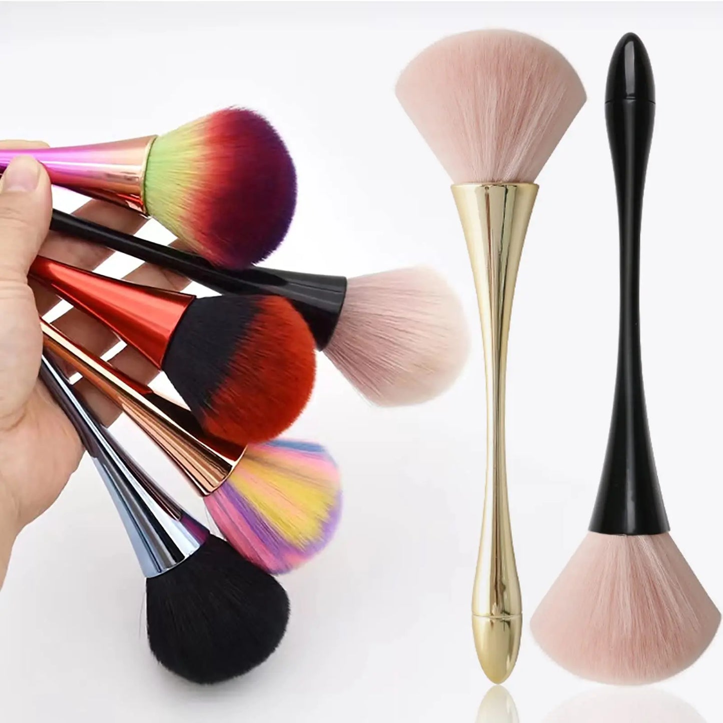 Nail Dust Brush Acrylic Brush Cleaner Nail Brushes for Cleaning Dust Dip Powder Brush