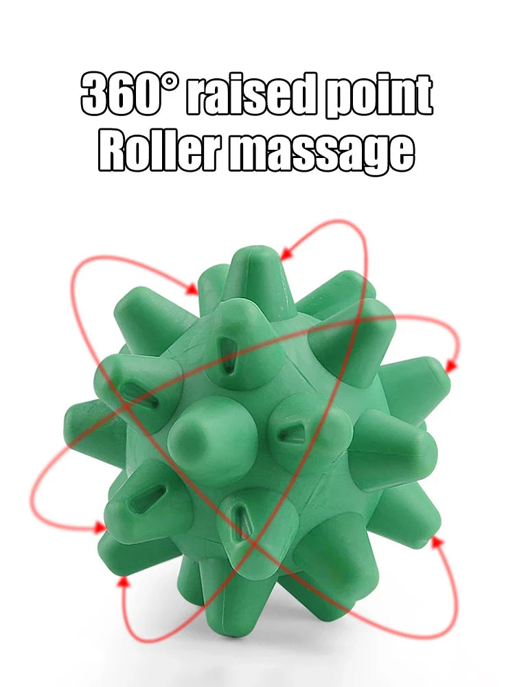 Fascia Ball Hedgehog Massage Ball Multifunctional Meridian Fitness Ball Acupoint Stimulation Rolling Ball Sole Massage Artifact