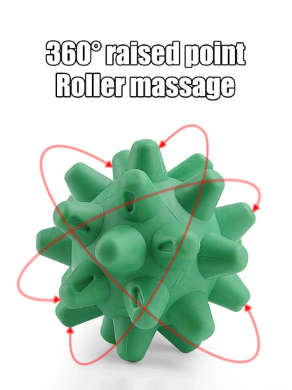 Fascia Ball Hedgehog Massage Ball Multifunctional Meridian Fitness Ball Acupoint Stimulation Rolling Ball Sole Massage Artifact