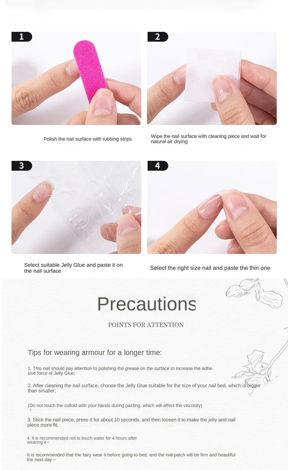 Short Nails Set Press On Handmade Professional Nails 3D Heart Designs Charms Artificial Nails For Teens Nailworld Store Nail Art