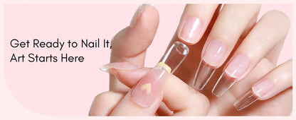 Makartt Nail Gel Glue for Press On Nails Soft Acrylic Gel Nail Tips Fake Nails,Super Strong Glue Easy to Control No Lamp Needed