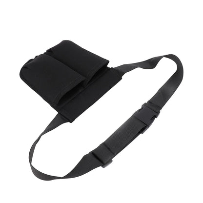 Massage Waist Pouch Two Bottles Massage Bottle Bag Adjustable Belt Supplies Professional Lotion Holster for Therapist