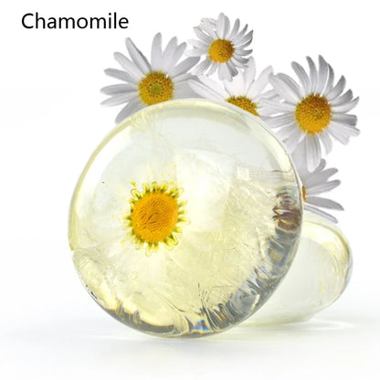 100g Transparent Handmade Soap with Real Fresh Flower Amino Acid Infused Creative Floral Handmade Bar Soap