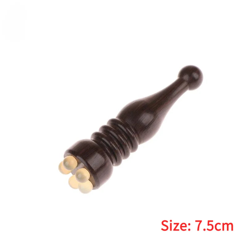 Lotus Seedpod Shape Massager Facial Physiotherapy Tool Green Sandalwood Face Massage Tools Gua Sha Face Skin Care Massage Sticks