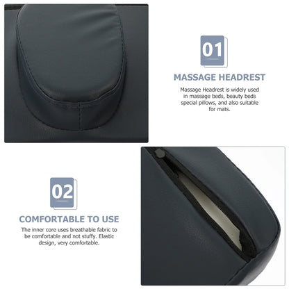Massage Headrest For Bed Pu Pvc Pillow Rest Comfortable Design Massage Tools Accessories Spa Pillow Ergonomic Neck
